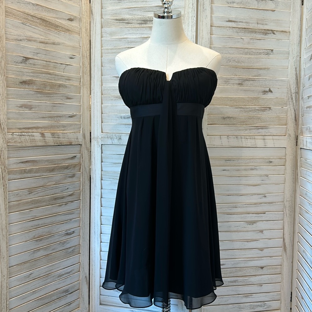 Jessica Simpson Black Strapless Mini Dress